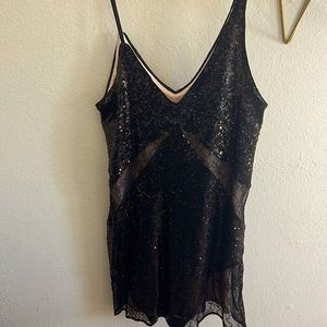 Black Sequin Dress from Express. Size Medium.